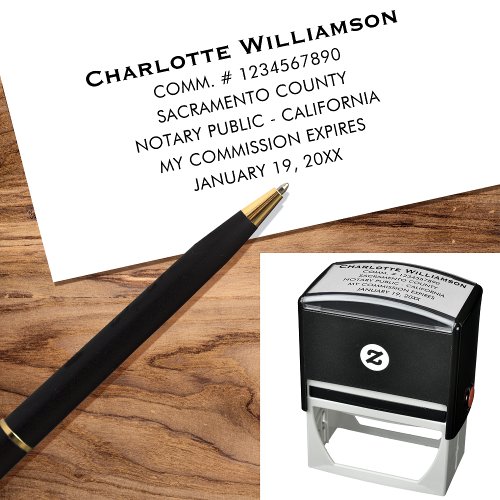 Professional Notary Public Loan Signing Agent Self_inking Stamp