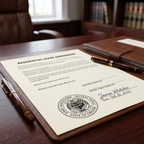 Professional Notary Public | States Of Oregon Self-inking Stamp