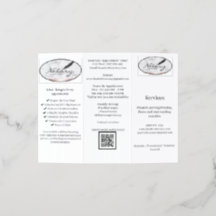 Professional Notary Public Tri-Fold Brochure
