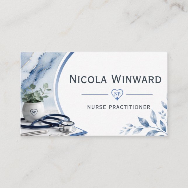 Professional Nurse Practitioner Card (Front)