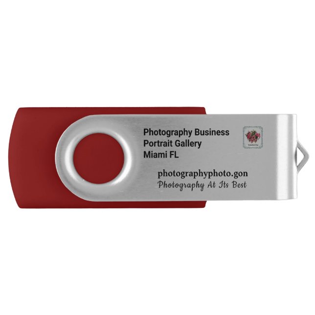 Professional Office Business Modern Your Logo USB Flash Drive (Front)