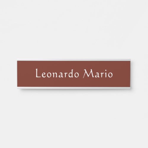 Professional Office Nameplate Door Sign