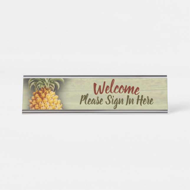 Professional Office Welcome Reception Sign (Front)