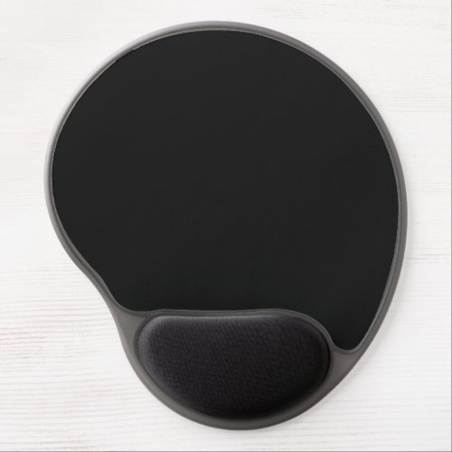 Professional Onyx Black Color  Classic Elegant  Gel Mouse Pad