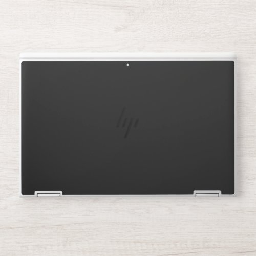 Professional Onyx Black Color  Classic Elegant  HP Laptop Skin