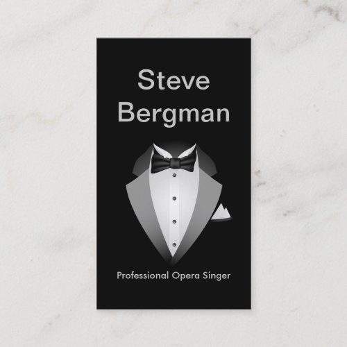 Professional Opera Singer Business Card