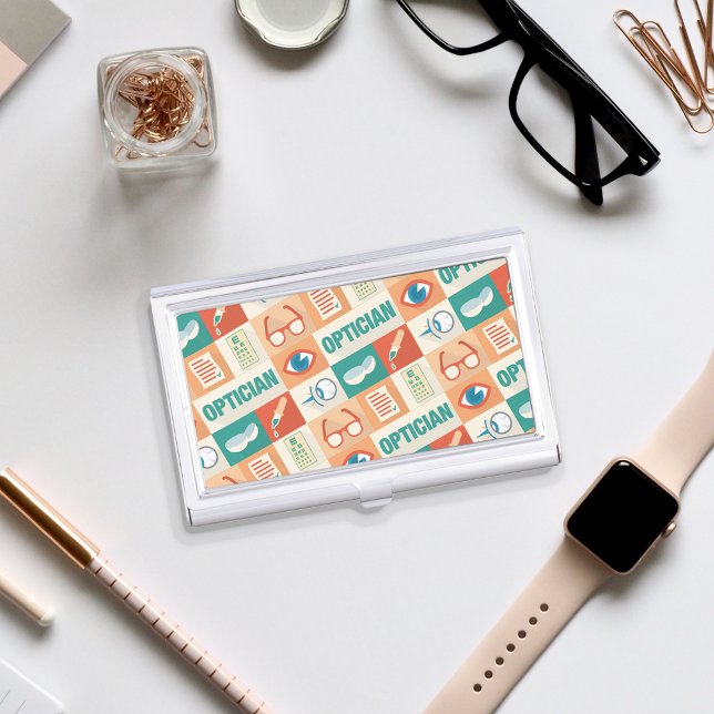 Professional Optician Iconic Design Case For Business Cards (Creator Uploaded)