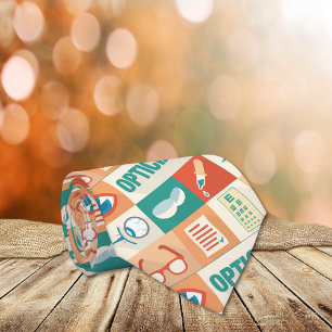 Professional Optician Iconic Design Neck Tie