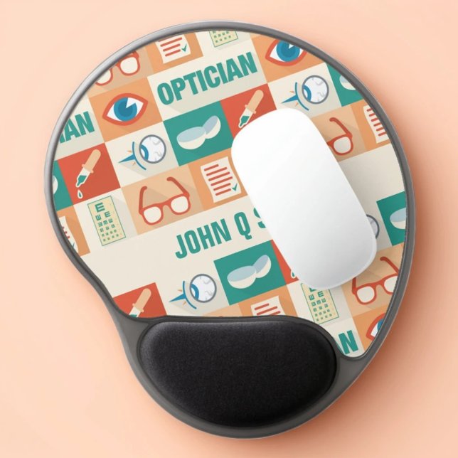 Professional Optician Pictogram•Custom Gel Mouse Pad (Creator Uploaded)
