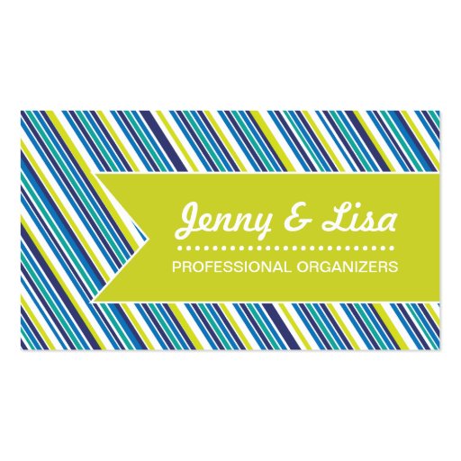 Unique 22 Professional Organizer Business Card