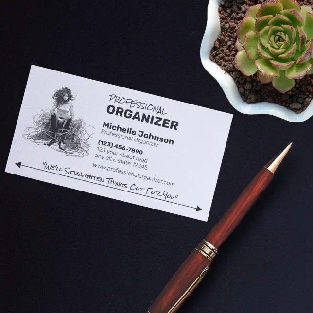 Professional Organizer Business Card Zazzle