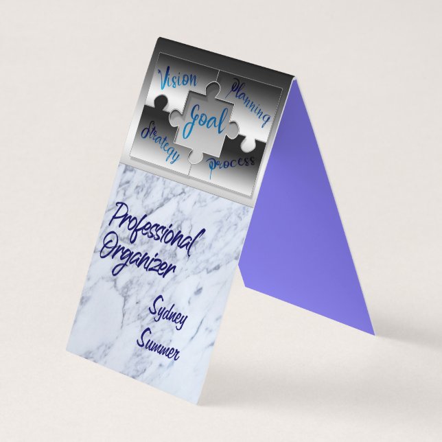 Professional Organizer Business Card (Back)