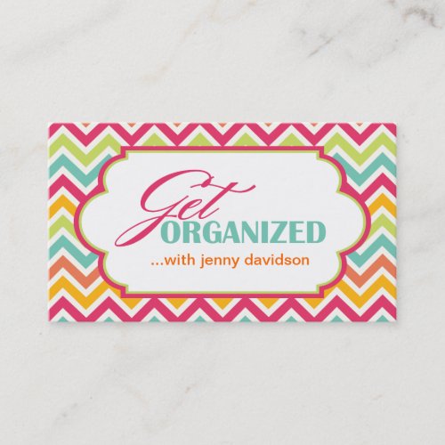 Professional Organizer Business Cards