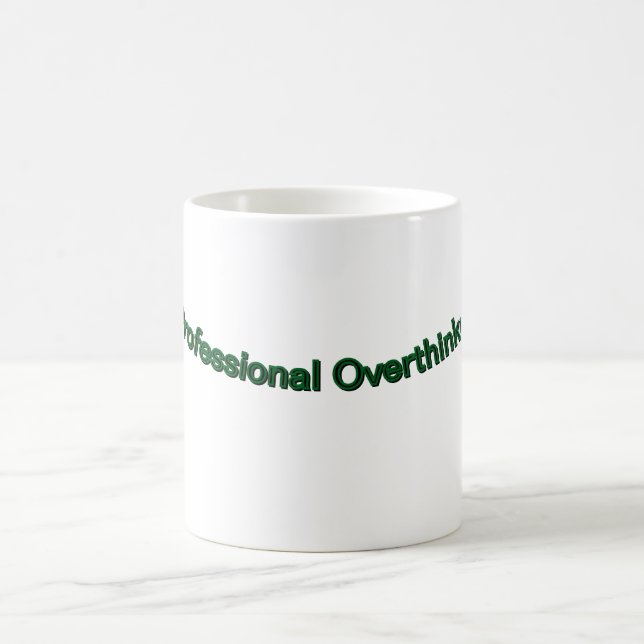 Professional Overthinker” Funny Coffee Mug (Center)