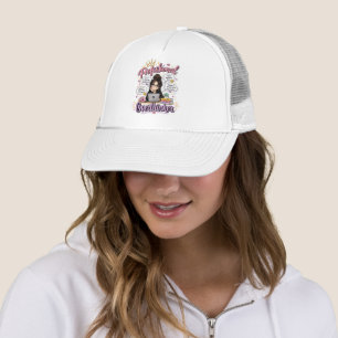 Professional overthinker funny quote black trucker hat