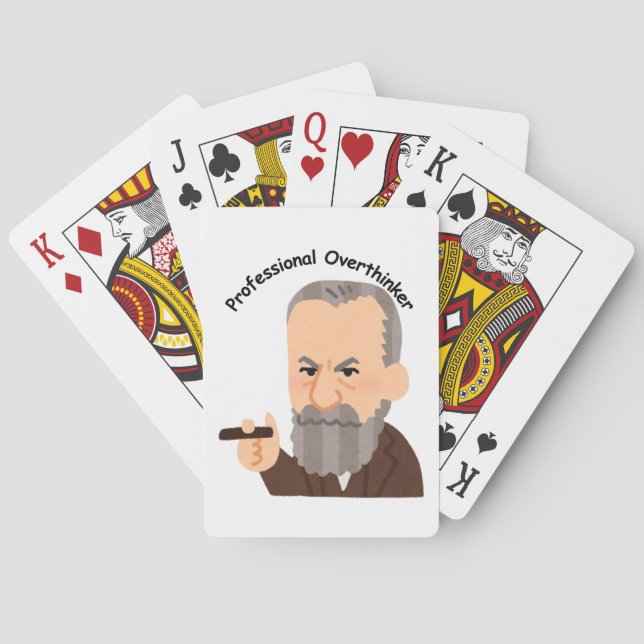 Professional Overthinker Poker Cards (Back)