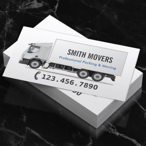 Professional Packing  Moving Business Card