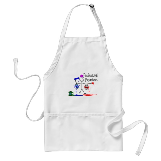 Professional Painter Adult Apron (Front)