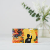professional painter business card (Standing Front)