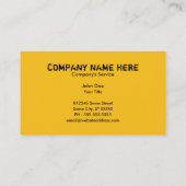 professional painter business card (Back)