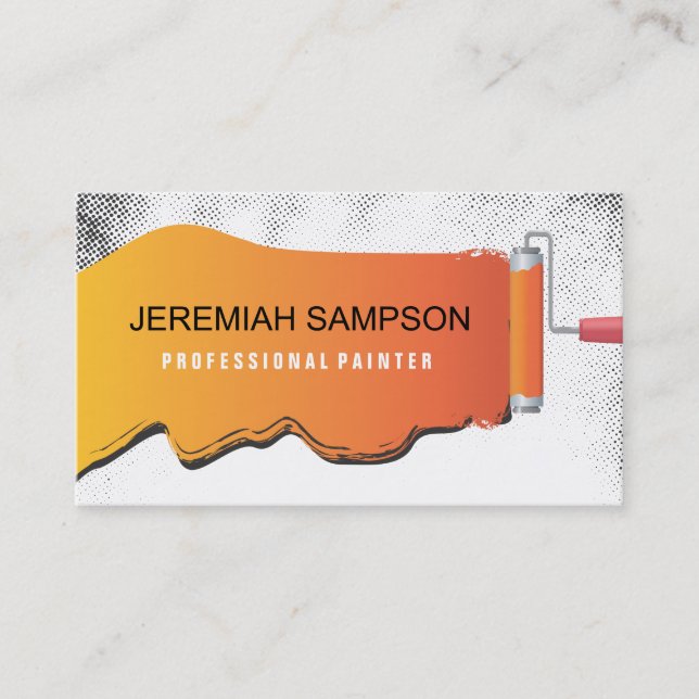 Professional Painter Business Card (Front)