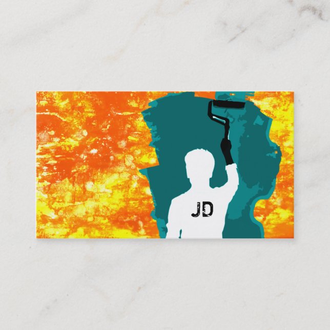 professional painter business card (Front)