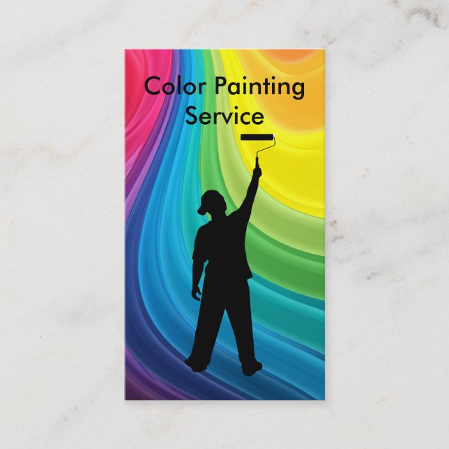 Professional Painter Business Card (Front)