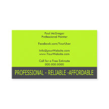 Professional Painter Business Card