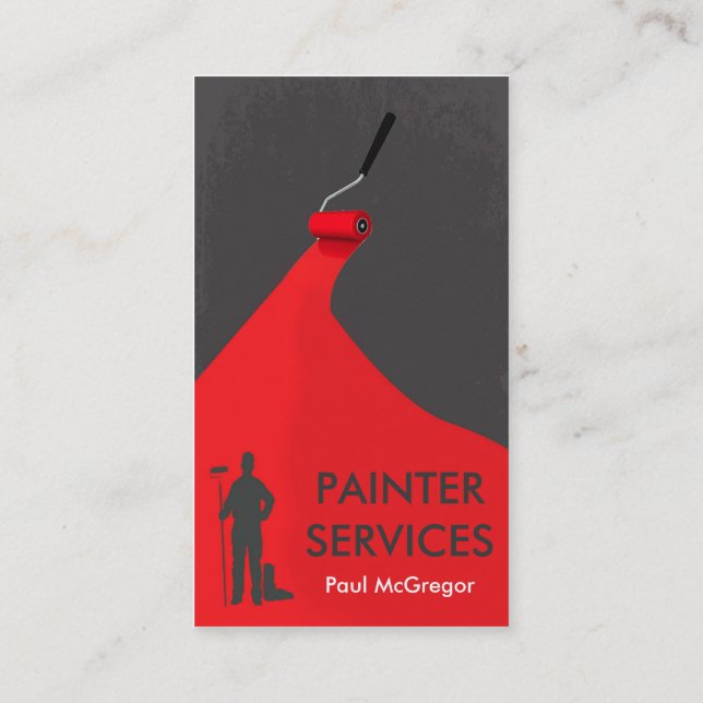Professional Painter Business Card (Back)