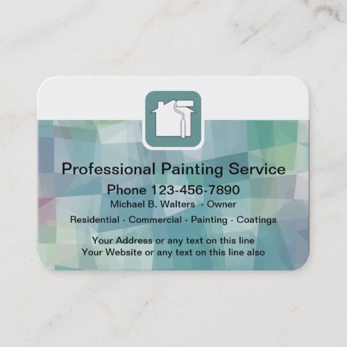 Professional Painter Business Card
