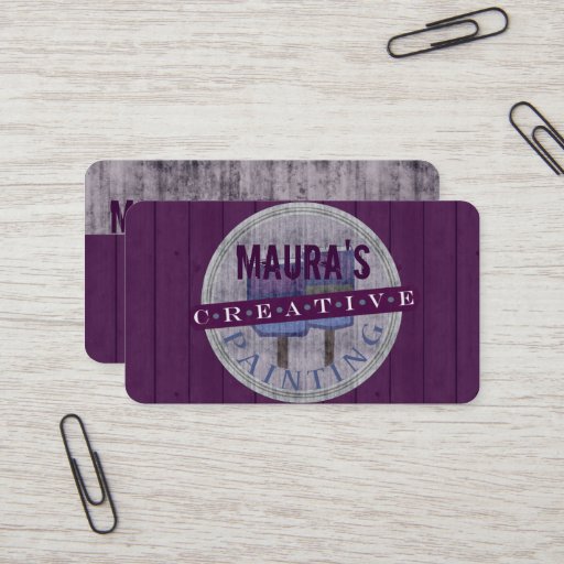 Customizable Professional painter business card