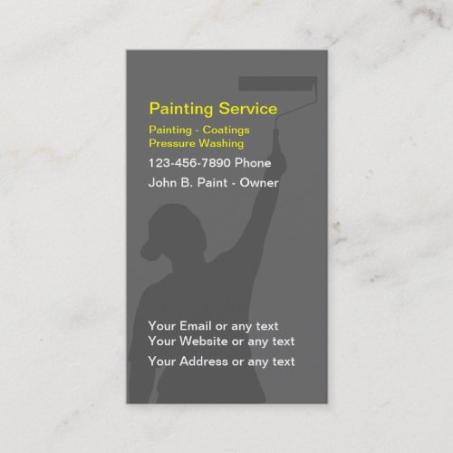 Professional Painter Business Cards