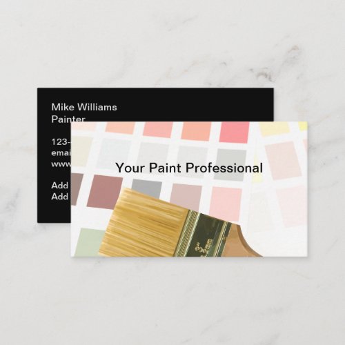 Professional Painter Business Cards Design