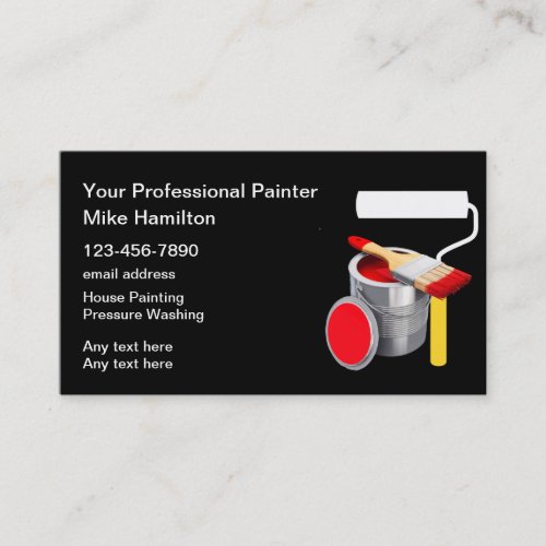 Professional Painter Business Profile Cards