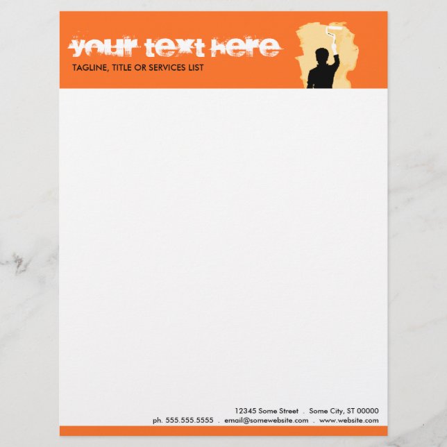 professional painter letterhead (Front)