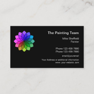 Professional Painter Modern Business Card
