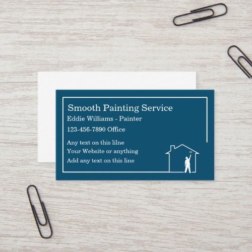 Professional Painter Modern Business Cards