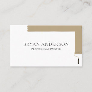 Professional Painter - Paint Roller Business Card
