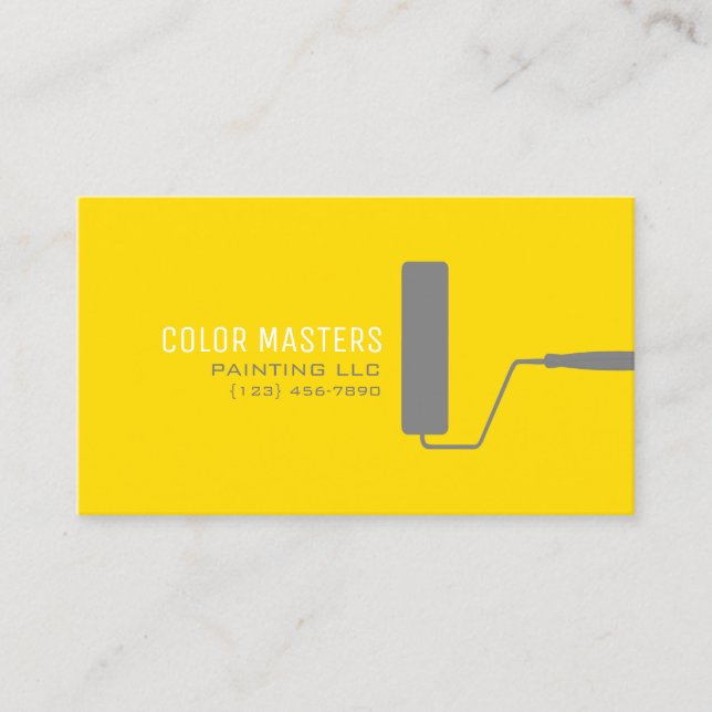 Professional Painting, Painter Business Card (Front)