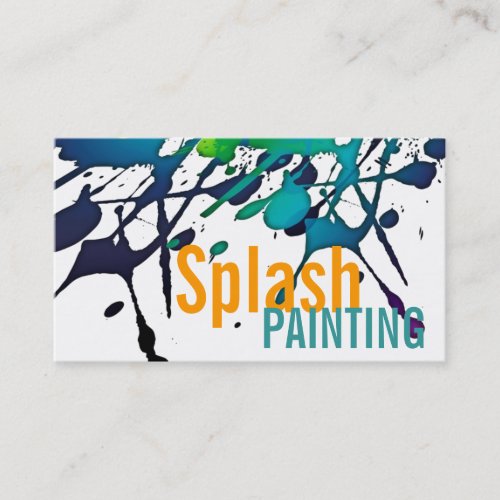 Professional Painting Painters Graphic Artist Business Card