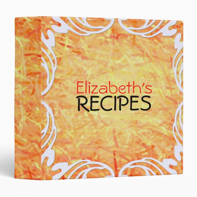 Professional Painting Recipes 3 Ring Binder (Front/Spine)