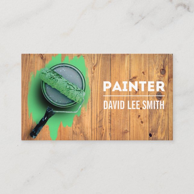 Professional Painting Service Business Card (Front)