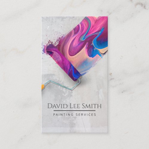 Professional Painting Service Business Card