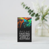Professional Painting Service Business Card (Standing Front)