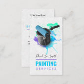 Professional Painting Service Business Card (Front/Back)