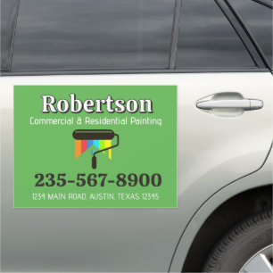 Professional Painting Services Car Magnet Custo