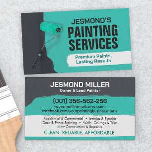Professional Painting Services - House Painter Business Card