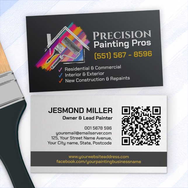 Professional Painting Services - House Painter Business Card (Creator Uploaded)