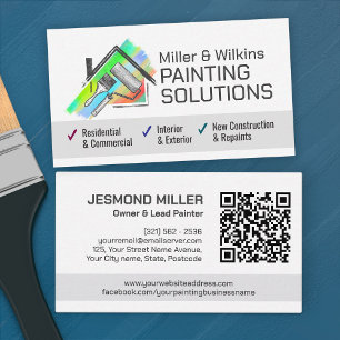 Professional Painting Services - House Painter Business Card