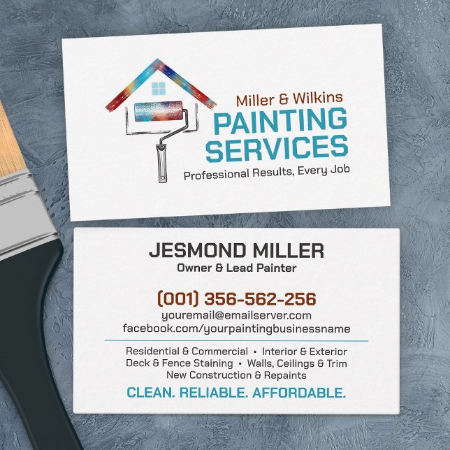 Professional Painting Services - House Painter Business Card (Creator Uploaded)